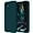 Teal, variant on for iPhone 12 Case, Silicone Upgraded [Camera Protecion] Phone Case with Soft Anti-Scratch Microfiber Lining, 6.1 inch, Black