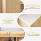 thumbnail image 4 of Estante para cabecero de cama Librería de madera para cabecero de cama con luces LED Estante abierto de 3 niveles para cabecero de cama con 2 armarios con puertas Estante para cabecero de cama, 4 of 11