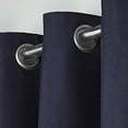 thumbnail image 4 of Textured Linen Thermal Grommet Top Curtain Panels by Exclusive Home, 2-pack, 4 of 11