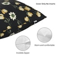 thumbnail image 3 of Pofeuu Daisy Print Double-sided plush pillowcase Square Throw Pillow Covers Pillows Cover for Living Room Bedroom Sofa Couch Cushion Cover（No pillow core）-24"x24", 3 of 7