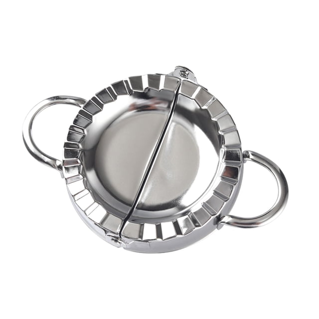 Agiferg Stainless Steel Dumpling Maker Press Molds Wontons Molds Easy Dumpling Wrappers Tool Dough Stamps Cutter Pie Maker