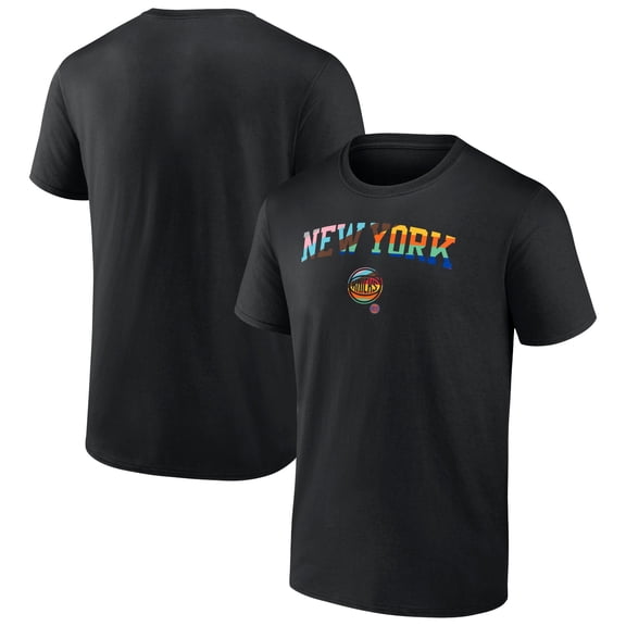Men's Black New York Knicks Pride T-Shirt