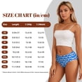 thumbnail image 2 of Womens Underwear butterfly blue chessboard checkered Cuteness No Show Seamless Underwear for Women, Soft Stretch Women's Panties, Hipster Ladies Panties Bikini Underwear Briefs, 2 of 6