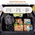 thumbnail image 5 of SACVON Stroller Wagon for 4 Kids with 5-Point Harnesses,Detachable Seats Stroller Wagon 4 Seater for Garden,Removable Canopy,Adjustable Handles,Camping Trips,Gray, 5 of 7