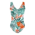 thumbnail image 5 of Jamicy Cute One Piece Swimsuit for Women Summer Beachwear One Piece Swimsuits Women Scoop Neck Bathing Suit Swimwear Tummy Control Monokini Cross Backless Swimming Suits, 5 of 5