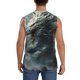 thumbnail image 4 of Balery Cloud White Dragon Camisetas sin mangas para hombre, absorbe la humedad y protege contra el mal olor.-3X-Large, 4 of 7