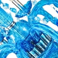 thumbnail image 2 of angelo:HOME Fulton Chandelier 8 Light in Candy Blue, 2 of 3
