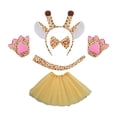 thumbnail image 4 of Disfraz de jirafa animal, accesorios de cosplay para festivales, disfraces, espectáculos escénicos Amarillo, 4 of 8