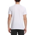 thumbnail image 4 of Indefini Men's Micro Modal Undershirts V-Neck Soft Comfy Slim Fit Tees Short Sleeve Men T-Shirts in 3 Packs, 4 of 6