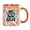 Orange, variant on Inkdotpot Push Yourself To Be Great 11 Oz Ceramic Coffee Mug Positive Quotes Employee Boss Coworkers Birthday GIft-Black