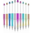 thumbnail image 1 of duomi-Colored Pens Fine Point Retractable Ballpoint Pen,Smooth Retractable Ink Pens,Multicolor Ballpoint Pen (10Pcs Bead Pens), 1 of 4