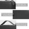thumbnail image 3 of GHSDFBB Deluxe PU Leather Pencil Case with Zipper Closure, Black, 200 Count, 3 of 6