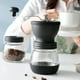 thumbnail image 5 of Molinillo de café manual Molinillo de cerámica de aspereza ajustable Molinillo de café de mano Manivela compacta para el hogar, la oficina y los viajes con cepillo, cuchara, 5 of 5