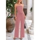 thumbnail image 5 of Conjunto de Dos Piezas para Mujer PRETTYGARDEN Top Corto acanalado y Pantalones Talla S, 5 of 6