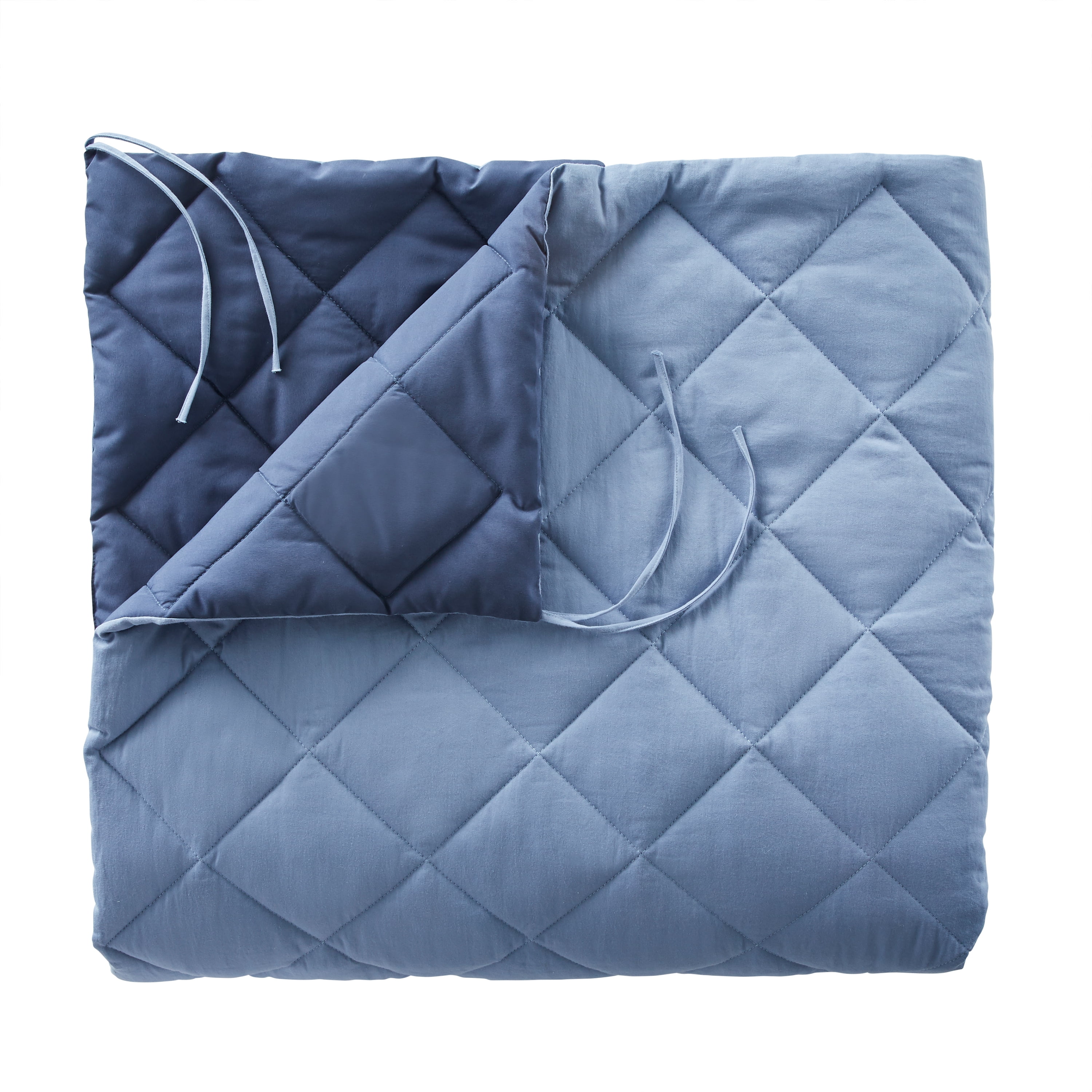 Better Homes & Gardens Down Alternative Comforter, Full/Queen - Blue, Reversible