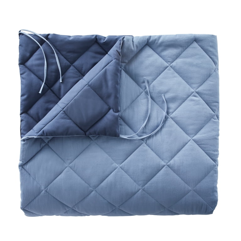 Better Homes & Gardens Full/Queen Reversible Comforter Blue photo 7