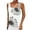 Tank Tops-White, variant on Brilliant Sleeveless Tops for Women Women's Casual Fashion Printed Collar Tops Shirt (Multi-color,L)