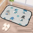 thumbnail image 2 of GZHJMY Bathroom Rugs Mats Non-Slip, Soft Microfiber Absorbent Bath Mats for Shower Bathtubs, Cute Gnome Xmas Indoor Entrance Door Mats Bedroom Laundry 31”x20” Carpet Runner, 2 of 7