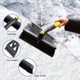 thumbnail image 4 of Snow Brush for Car, Detachable & Extendable 25"-31.5" Ice Scraper with Rotatable Brush Head for Car (Yellow), 4 of 7