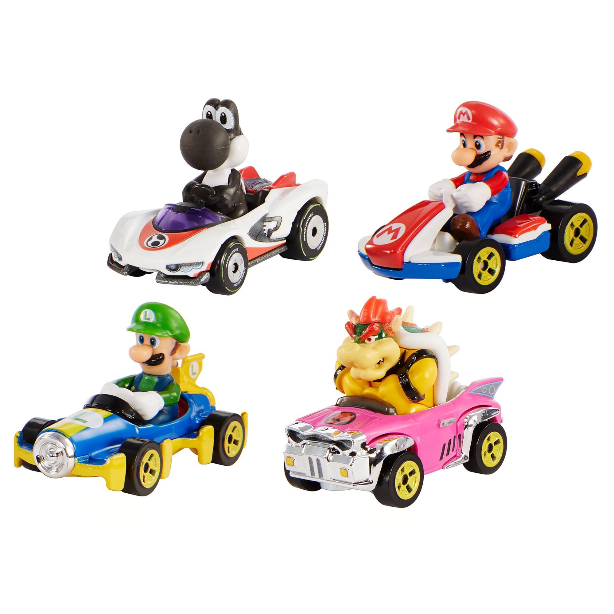 Hot Wheels Mario Kart Diecast - 4 pk