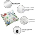 thumbnail image 6 of nygtbtfer Throw Pillow Birds Decorative Pillows Soft Velvet Outdoor Cushion Cases for Couch Sofa Bed Home Decor Set of 2 White, 6 of 7