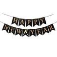 thumbnail image 1 of Rose gold Happy New Year Banner set,color scheme that makes your new year party even more luxurious and atmospheric, 1 of 5