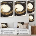 thumbnail image 4 of Designart Gold Glamour Wave III Canvas Wall Art, 4 of 5