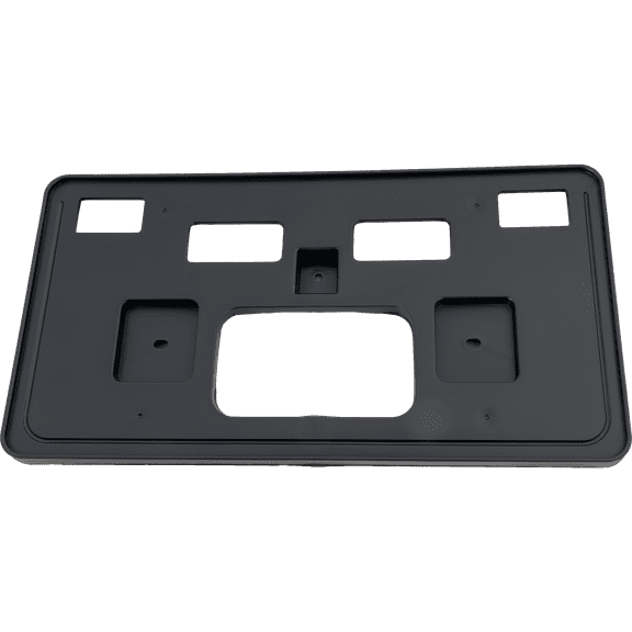 License Plate Bracket Compatible with 2016-2018 Honda Civic Front Sedan, North America Built Vehicle Textured Black