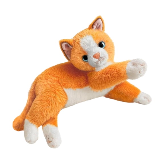 Cat Plush Doll Stuffed Animal Figure Soft Plush Material Birthday Present for Kids and Cat Lovers
