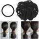 thumbnail image 4 of 100 Pack Black Hair Bands Elastic Hair Ties for All Hair Types Suitable for Work, Sports, and Play No Metal, 4 of 4