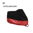 thumbnail image 2 of Sidaley Cubierta de lluvia para motocicleta, Protector de tela impermeable para exteriores, cubiertas transpirables para patinete, accesorios para Ventana automotriz Negro+Rojo Sidaley VI016991-01, 2 of 5