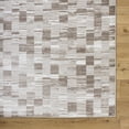 thumbnail image 6 of Mark&Day Area Rugs, 8x10 Antwoin Modern Dark Brown Area Rug, Brown Silver Carpet for Living Room, Bedroom or Kitchen (7'10" x 10'2"), 6 of 6