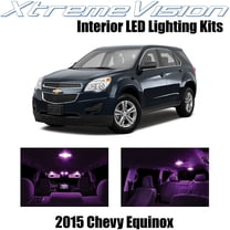 XtremeVision Interior LED for Chevy Equinox 2015 11 pcs Pink Interior LED Kit   Installation Tool