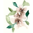 thumbnail image 2 of Goldberger, Jennifer 20x24 Gold Ornate Wood Framed with Double Matting Museum Art Print Titled - Mauve Flowers I, 2 of 4