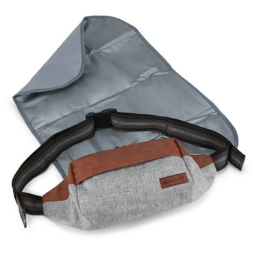 Monbebe 3 in 1 Everyday Belt Bag with Baby Changing Pad, Soho, Infant or Toddler