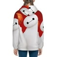thumbnail image 4 of Cartoon Character Youth Hoodie Graphic Colorful Cool Kids Hooded Sweatshirts Kangaroo Pocket for Boys Girls Large, 4 of 8