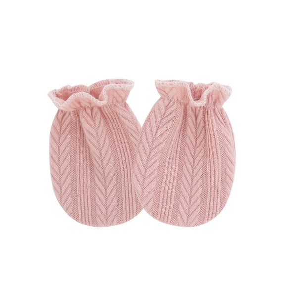 Soft Baby Mittens Breathable Fabric Scratch Prevention Snug Fit 0-1 Month Infant Hand Covers