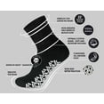 thumbnail image 2 of 60 Pairs of Non-Skid Diabetic Ankle Cotton Socks with Non Binding Top, Brooklyn Socks Health Collection, Wholesale Bulk Value Pack (Black, Fit Men's Shoe Size 10-12), 2 of 6