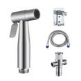 thumbnail image 1 of Pulsador de bidet de mano 304 Pañal de acero inoxidable Baño del baño Faucet Ducha Cabeza de lavado Reemplazable Reemplazable Hotel Spray tipo 3 kenally HA012058-03, 1 of 7