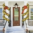 thumbnail image 4 of JHGoosa Christmas Stairs Decoration Rattan Flowers Rattan Christmas Tree Festival Decorations Door Decoration, 4 of 4