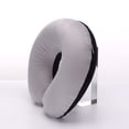 thumbnail image 4 of D-GROEE Inflatable Memory Foam Travel Pillow, U Shaped Neck Pillow, Ultra Soft Comfortable Cushion for Neck Support, Lightweight Headrest, Great for Airplane Chair, Car, 4 of 5