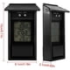 thumbnail image 5 of Termómetro de invernadero, Monitor de termómetro de invernadero digital mínimo a prueba de agua Resolución 0.1c, Rango de temperatura -20 a 50c, Batería de pared alimentada Feliz Sencillez, 5 of 5