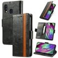 thumbnail image 1 of Case for Samsung Galaxy A40 Cover Leather Wallet Folio Case Book Design Flip Magnetic Closure - Black, 1 of 5