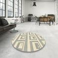 thumbnail image 3 of Ahgly Company Indoor Square Abstract Dark Gray Solid Area Rugs, 7' Square, 3 of 6