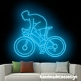 thumbnail image 4 of Handmadetneonsign Cycling Neon Sign, Cycling Led Light, Biker Room Decor, Bicycle Store Neon Light 71636, 4 of 5