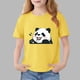 thumbnail image 1 of Blusas y camisas de manga corta con cuello redondo para niños Camiseta de verano de manga corta estampada para niñas Jersey elegante de cuello redondo para niñas Top de algodón para niños, 1 of 6