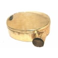 thumbnail image 1 of Fits Royal Enfield 350 Air Filter Box Assembly Oval Type Brass, 1 of 5