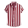 thumbnail image 1 of Camisas de Manga Larga para Hombres Moda Casual Impresión Cuello de Vuelta Blusa Transpirable para Diario Y de Negocios, 1 of 3