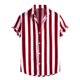 thumbnail image 1 of Camisas de Manga Larga para Hombres Moda Casual Impresión Cuello de Vuelta Blusa Transpirable para Diario Y de Negocios, 1 of 3