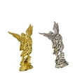 thumbnail image 2 of Set of 2 St. Michael San Miguel Arcangel Statue Saint Archangel Michael Religious Collectible Battle Angel Sculpture Christian Catholic Figurines 3 inches, 2 of 3